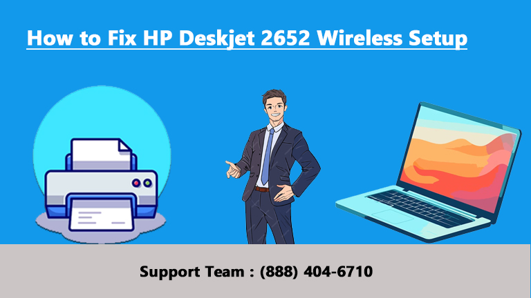HP DeskJet 2652 Printer Wireless Setup