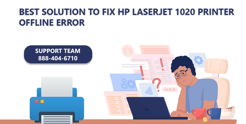Fix HP LaserJet 1020 Printer Offline Error