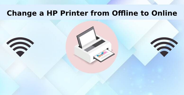 change printer from offline to online windows 10