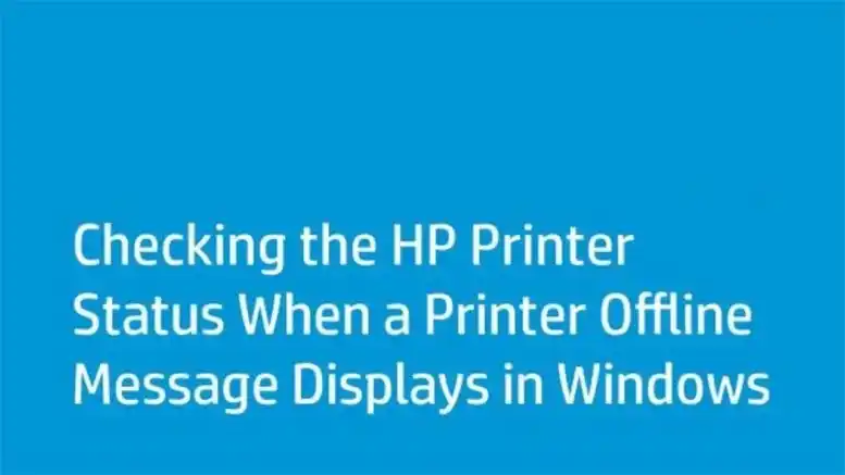 my hp printer offline