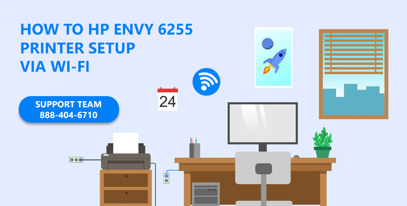 HP Envy 6255 Printer Setup via Wi-Fi