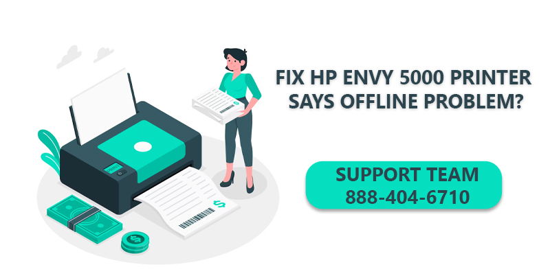 HP Envy 5000 Printer Says Offline
