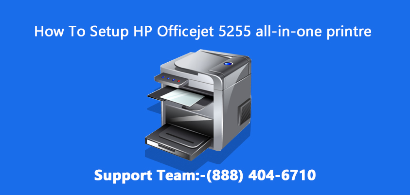setup hp officejet 5255 all in one printer