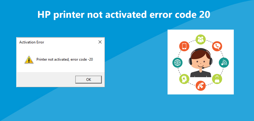 HP printer error code 20