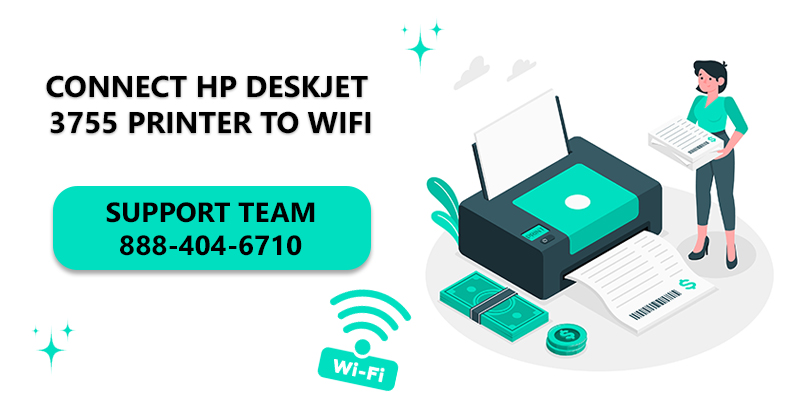 Connect HP Deskjet 3755 to WiFi