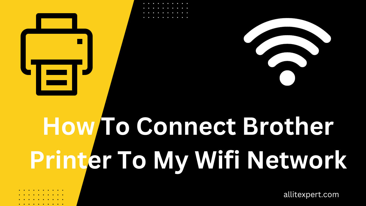 how to connect brother printer to wifi without cable