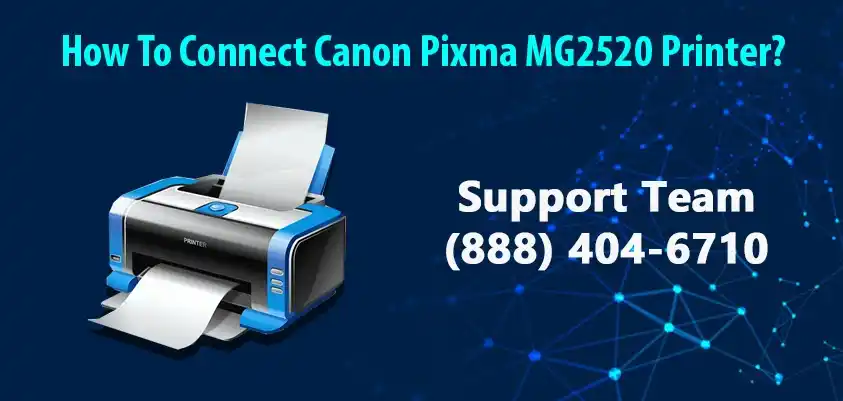 connect canon pixma mg2520 printer