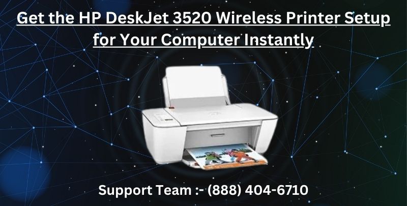 HP DeskJet 3520 Printer setup