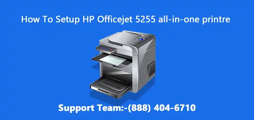 setup hp officejet 5255 all in one printer