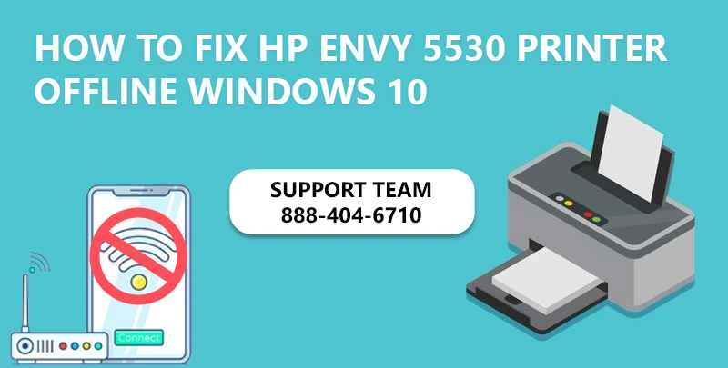 Fix HP Envy 5530 Printer Offline Windows 10