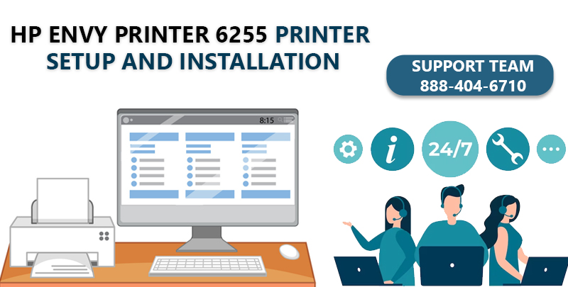 HP Envy Printer 6255 Printer Setup and Installation