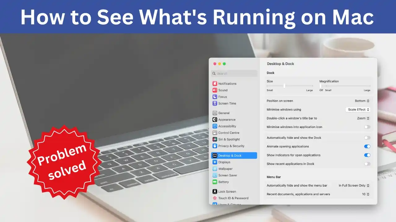 how to see what apps are running on mac