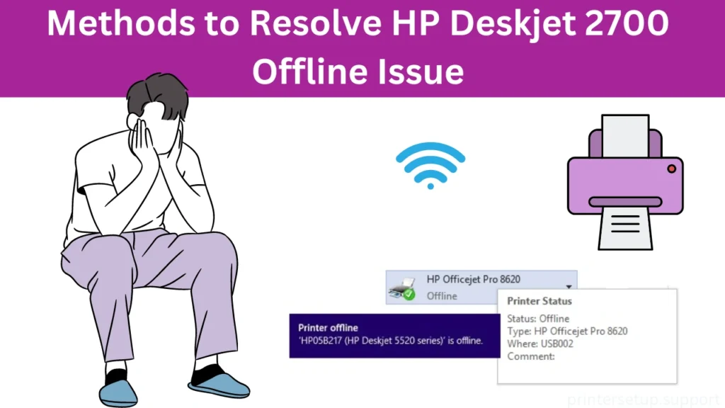 Methods to Resolve HP Deskjet 2700 Offline Issue