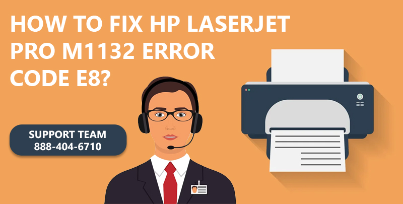 Fix HP Laserjet Pro M1132 Error Code E8