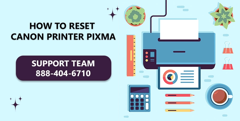 how to reset canon printer