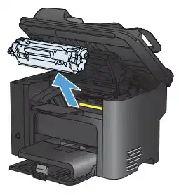 HP LaserJet Printers - 'Install Black Cartridge' Displays