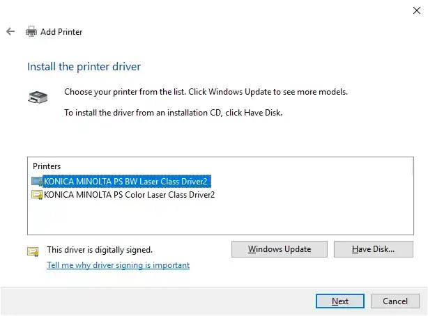 Re-install or Update the Printer Drivers