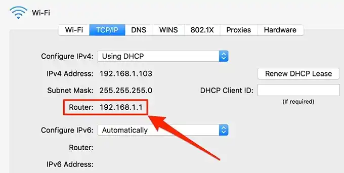 Update Router IP Address