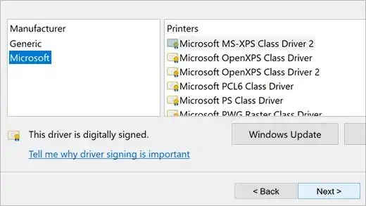 best place to obtain the latest printer driver