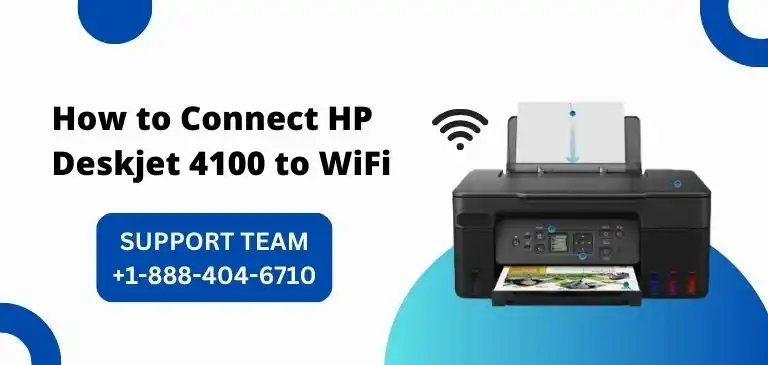 hp deskjet 4100 wifi setup