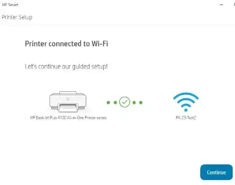 how to connect hp 4100 printer to wifi